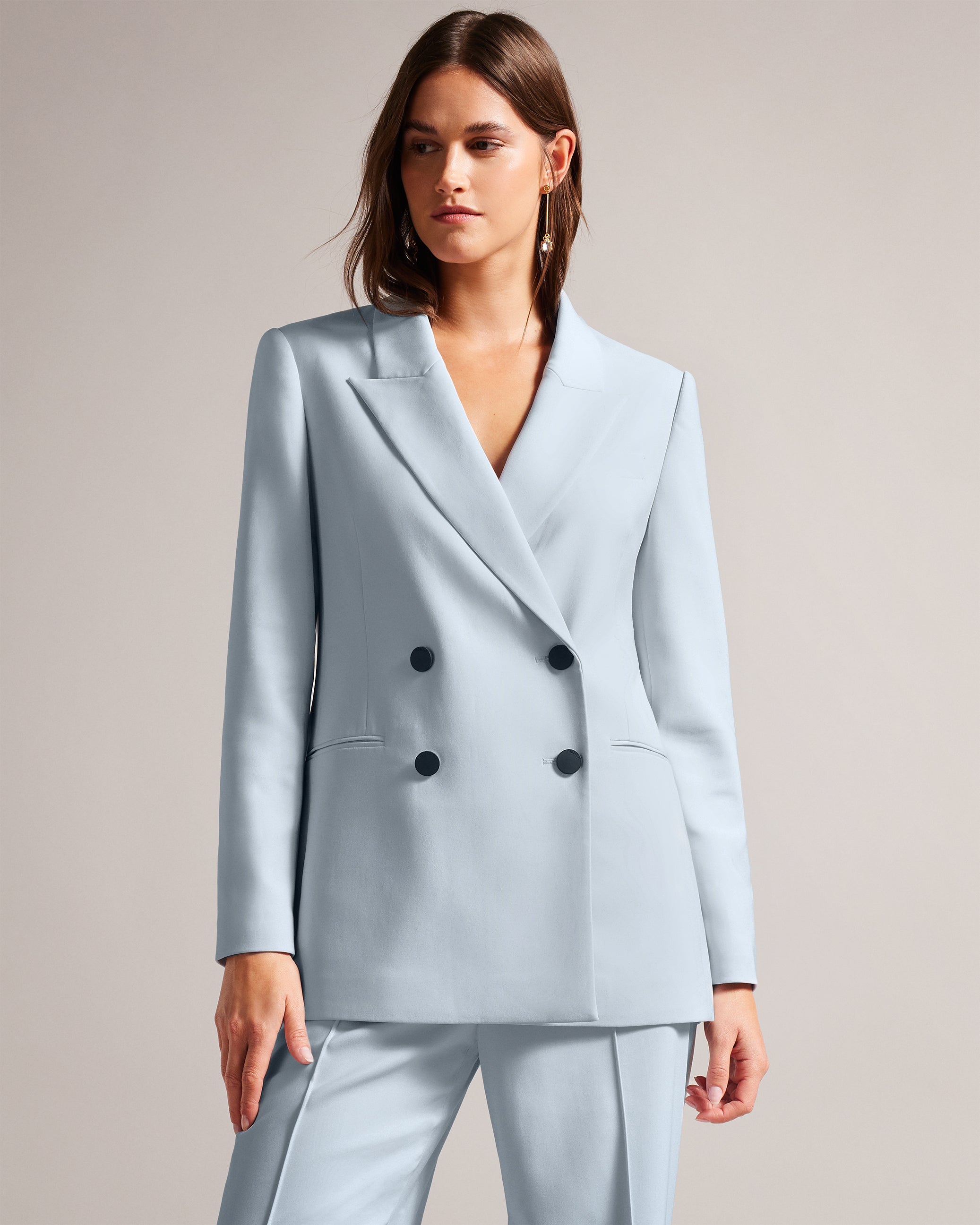 HILDIA - Long Line Double Breasted Jacket – Ted Baker, United States